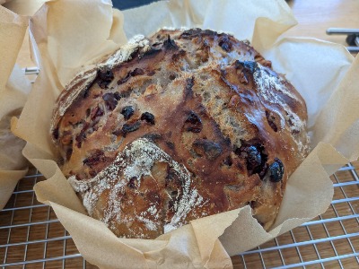 Cranberry walnut bread